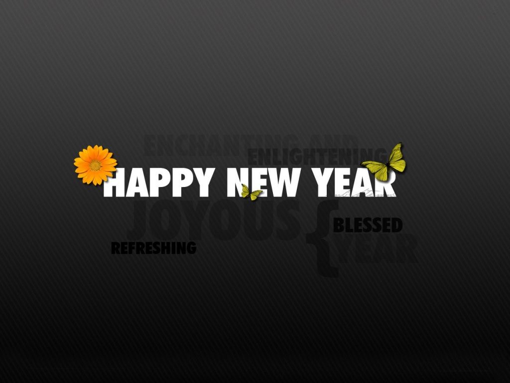 Happy New Year Vector Wallpaper < Holidays < Miscellaneous < Desktop Wallpaper