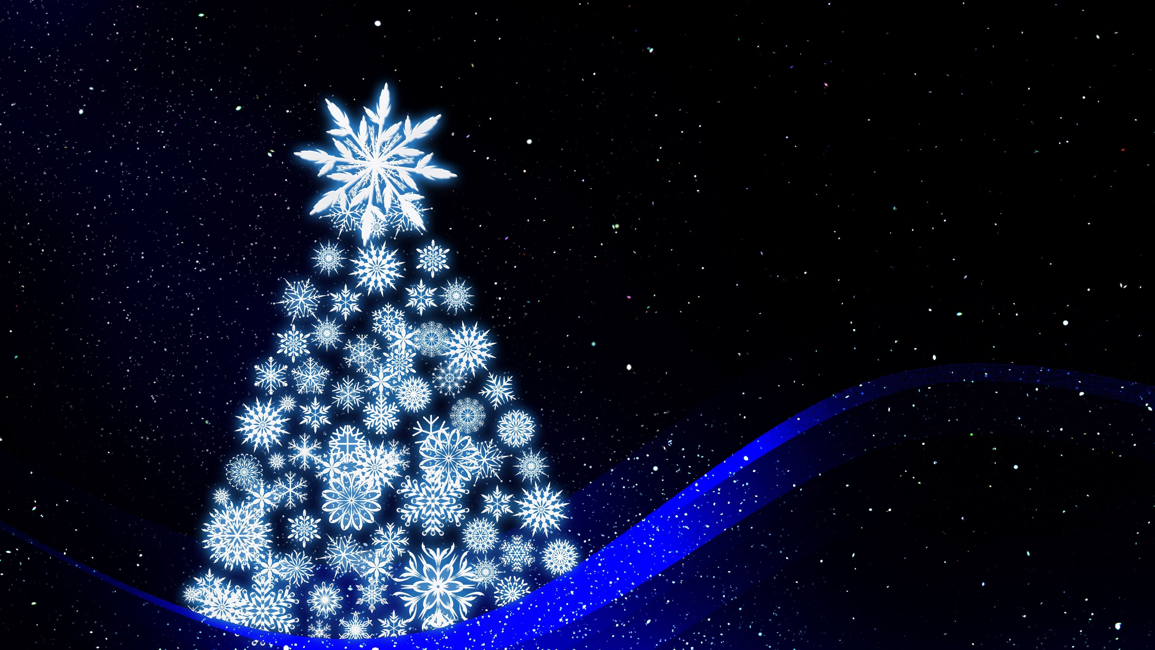 Wallpaper 4k christmas tree, art, new year 4k art, christmas tree, new year