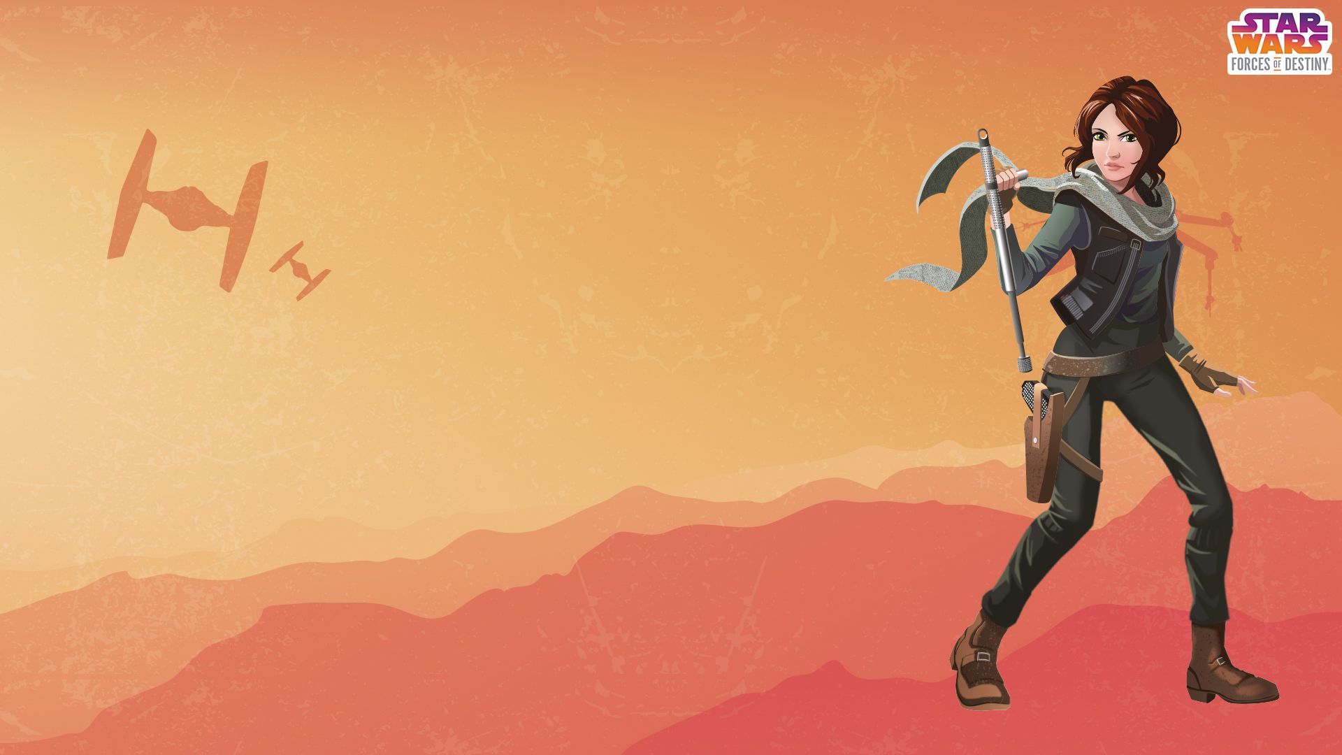Star Wars: Forces of Destiny desktop wallpaper