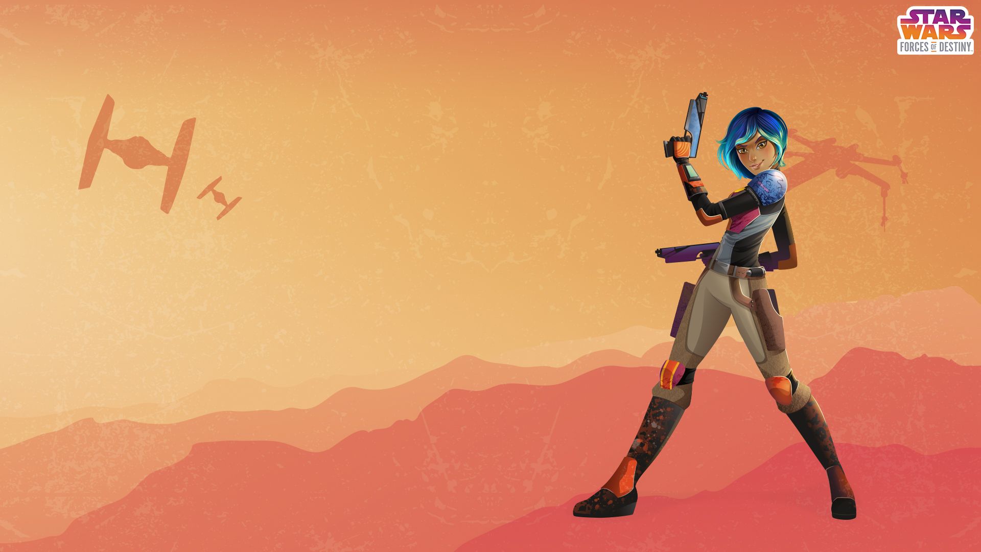 Star Wars: Forces of Destiny desktop wallpaper