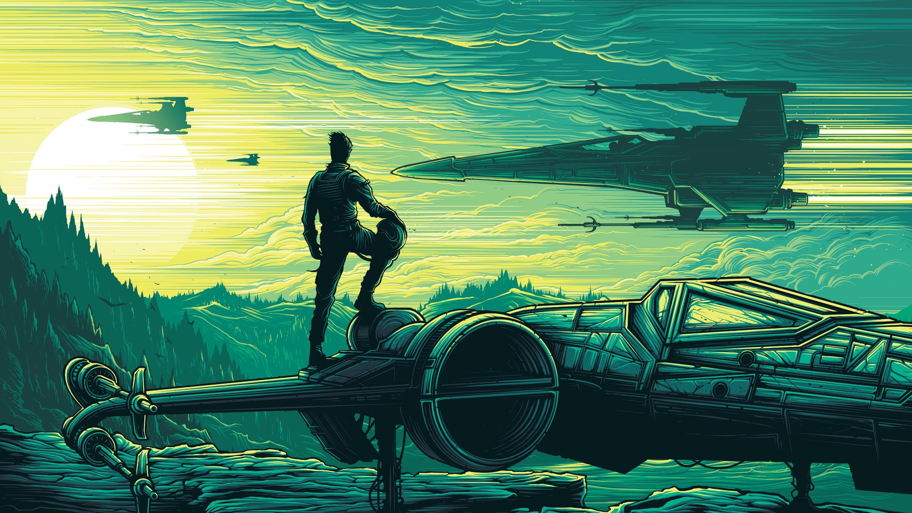 Star Wars: Episode VII The Force Awakens, Star Wars, Dan Mumford Wallpaper. Star wars background, Dark phone wallpaper, Star wars wallpaper