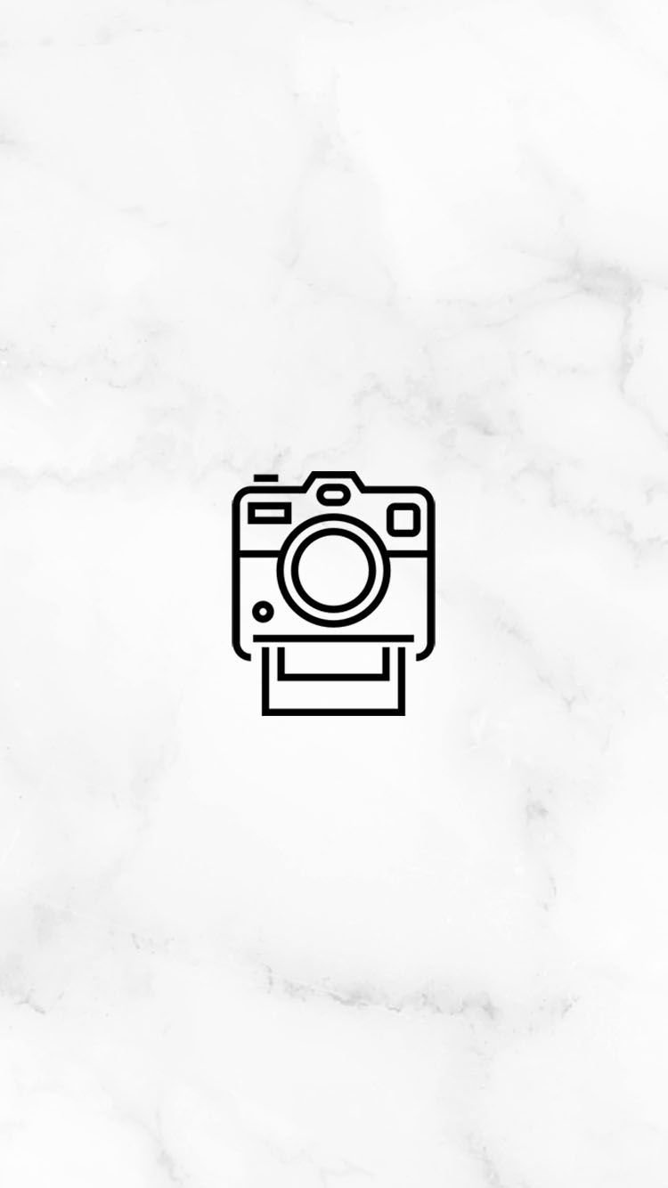 INSTAGRAM STORY COVER, POLAROID CAMERA /JORDANRENIE. Instagram story, Instagram highlight icons, Instagram logo