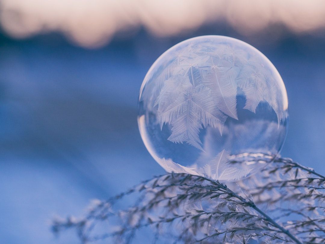 Frozen, bubble, round and cold HD photo by Aaron Burden. Winter photo, Winter wallpaper, Winter picture