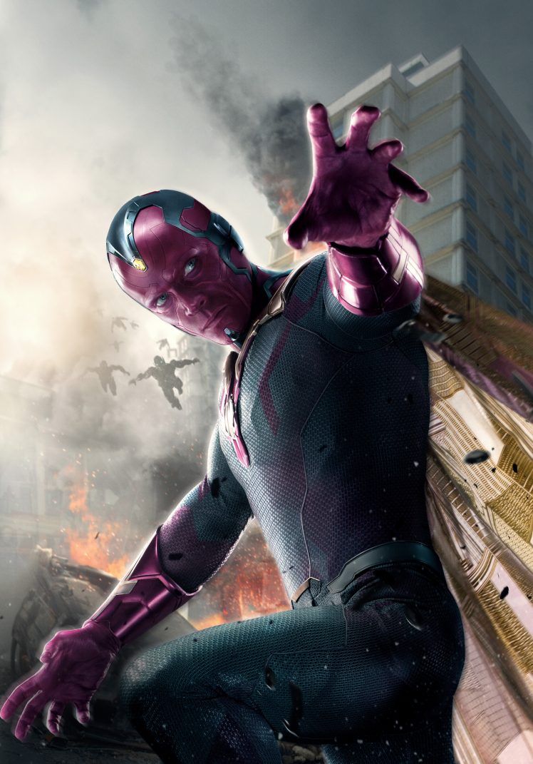 Avengers: Age of Ultron, The Avengers, Paul Bettany, The Vision Wallpaper HD / Desktop and Mobile Background