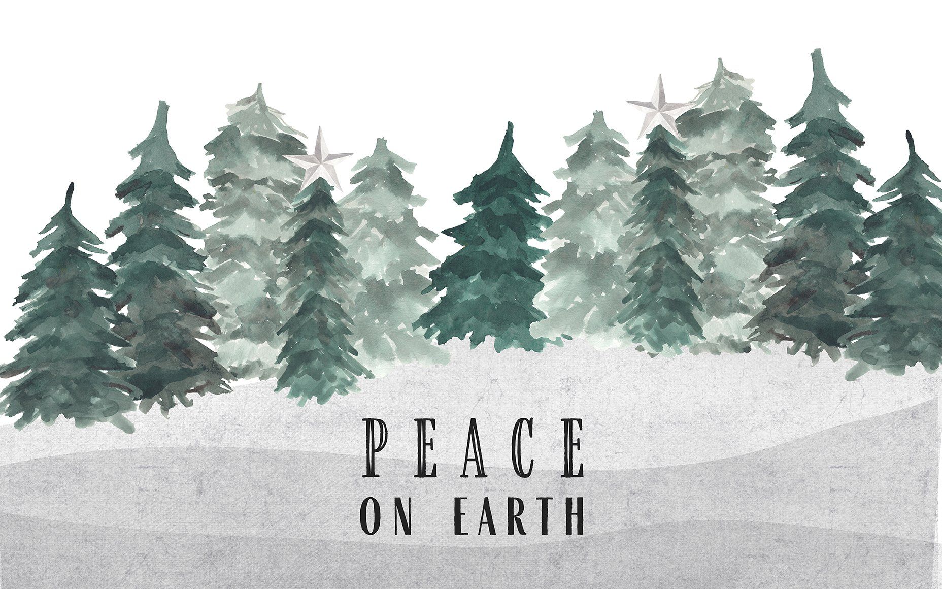 December Freebie: Peace on Earth Christmas Wallpaper Download