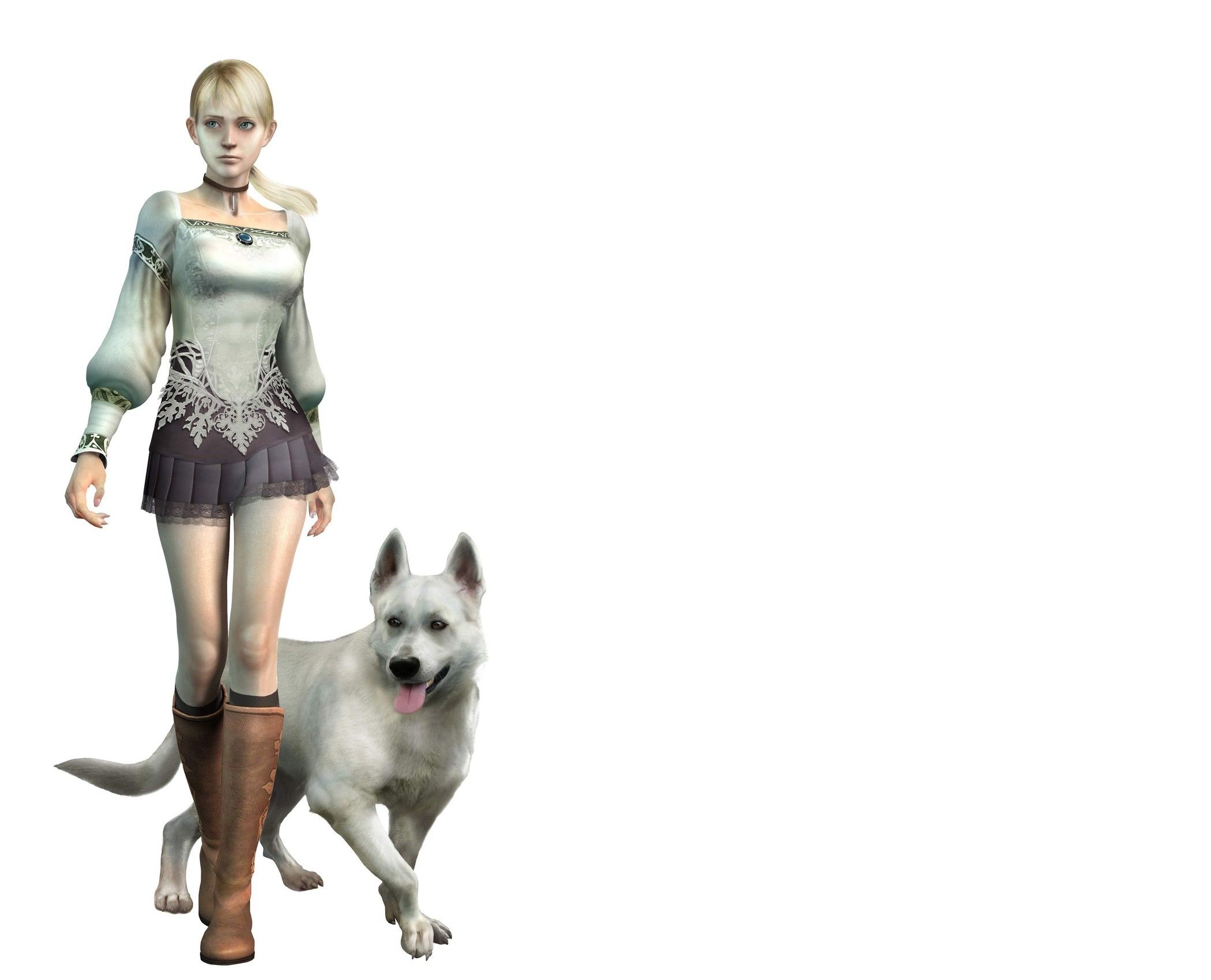blondes women 3d view video games dogs terror haunting grounds 2100x1700 wa...