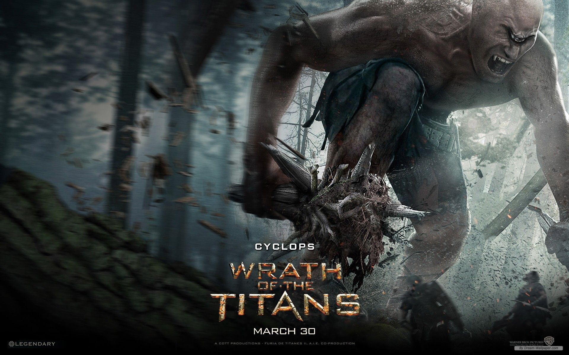 Wallpaper Movie, Feel the Wrath, Wrath of the Titans, Clash Of The Titans 2  for mobile and desktop, section фильмы, resolution 1920x1200 - download