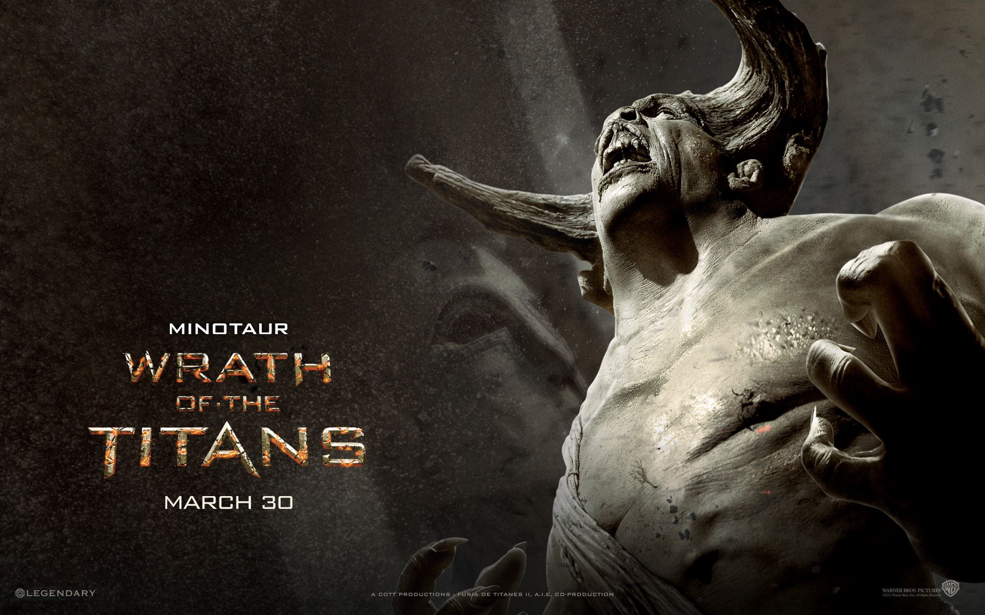 New 'Wrath of the Titans' still and character wallpaper of