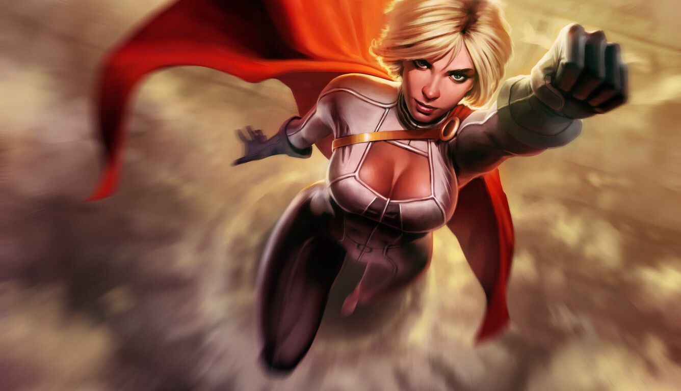 Power Girl Artwork Laptop HD HD 4k Wallpaper, Image, Background, Photo and Picture