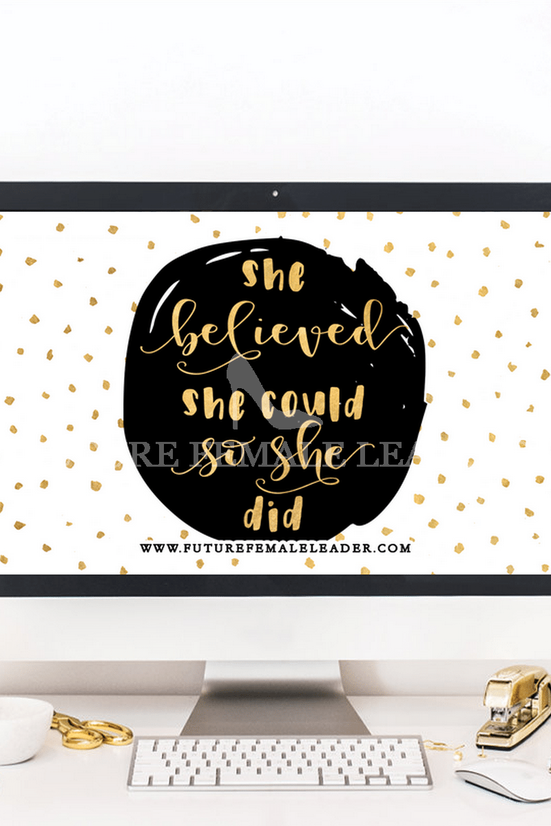 She Believed She Could So She Did Wallpapers Wallpaper Cave