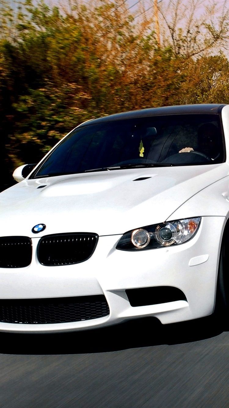 BMW M3 E92 White Car On The Road 750x1334 IPhone 8 7 6 6S Wallpaper, Background, Picture, Image