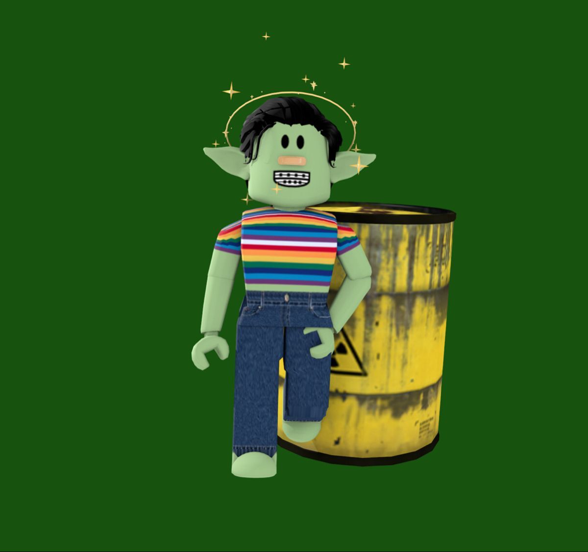 Toxic waste goblin (me). Goblin, Roblox, Roblox picture