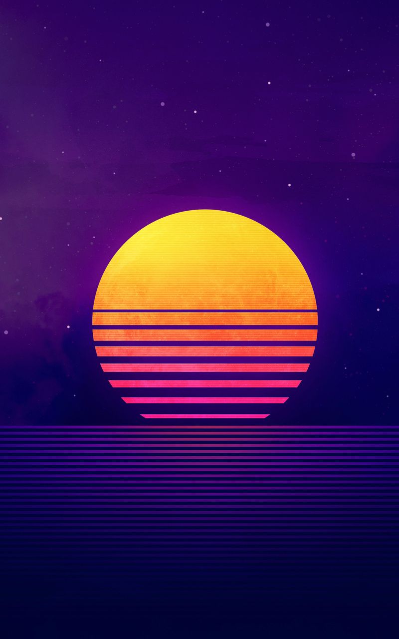 Retrowave Sunset Nexus Samsung Galaxy Tab Note Android Tablets HD 4k Wallpaper, Image, Background, Photo and Picture