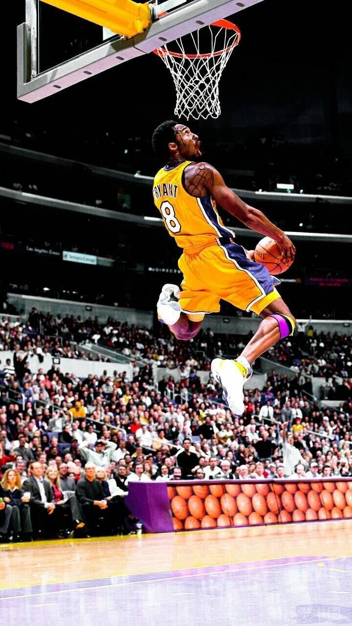 Download wallpaper Kobe Bryant, basketball, Los Angeles Lakers, dunk, NBA, LA Lakers, basketball star. Kobe bryant picture, Kobe bryant dunk, Kobe bryant poster