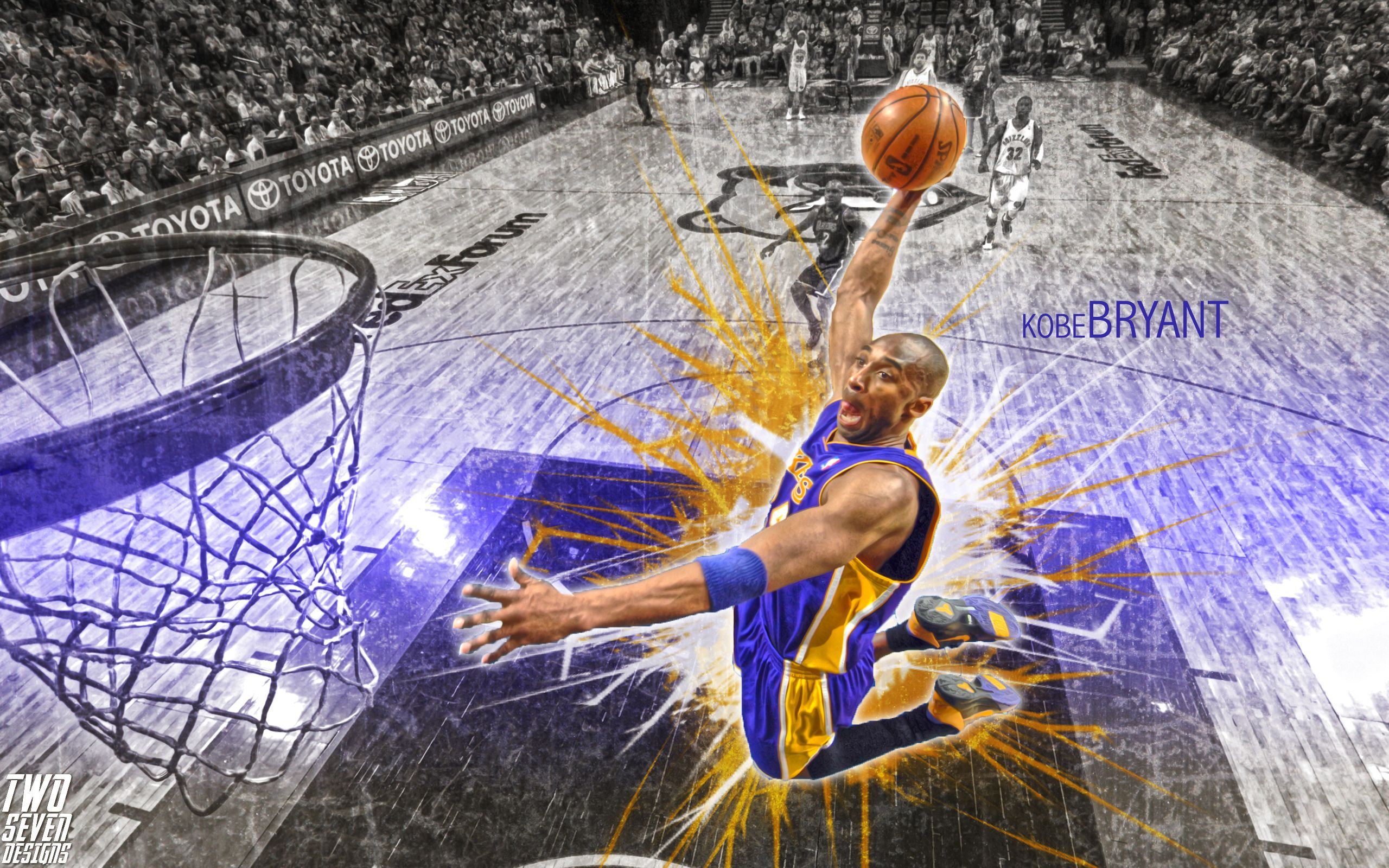 Download Kobe Bryant Dunk Wallpaper CT21 > Mlebu. Kobe bryant dunk, Kobe bryant, Kobe