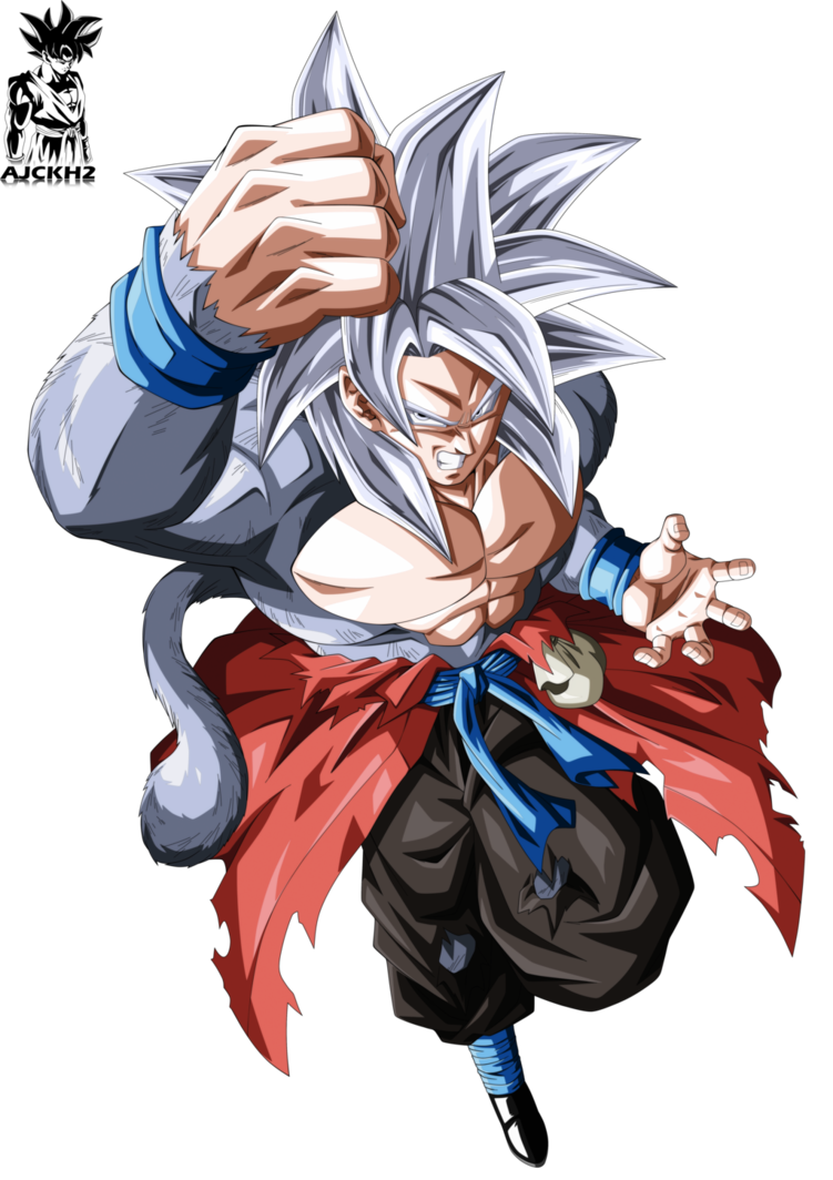 Xeno Goku SSJ4 Activates Ultra Instinct by ajckh2. Dragon ball gt, Personagens de anime, Dragões