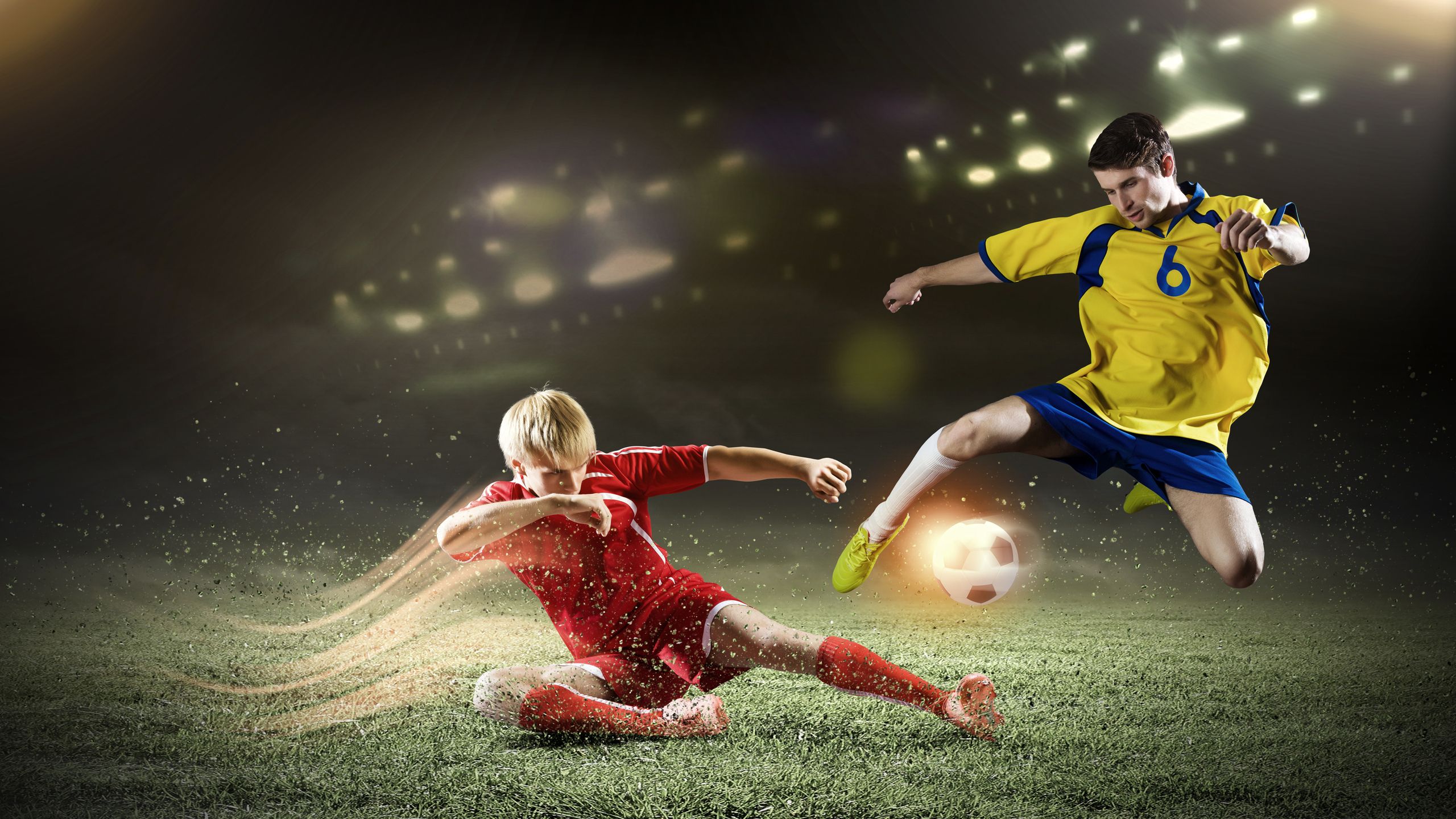 Soccer Players Football 4k 1440P Resolution HD 4k Wallpaper, Image, Background, Photo and Picture