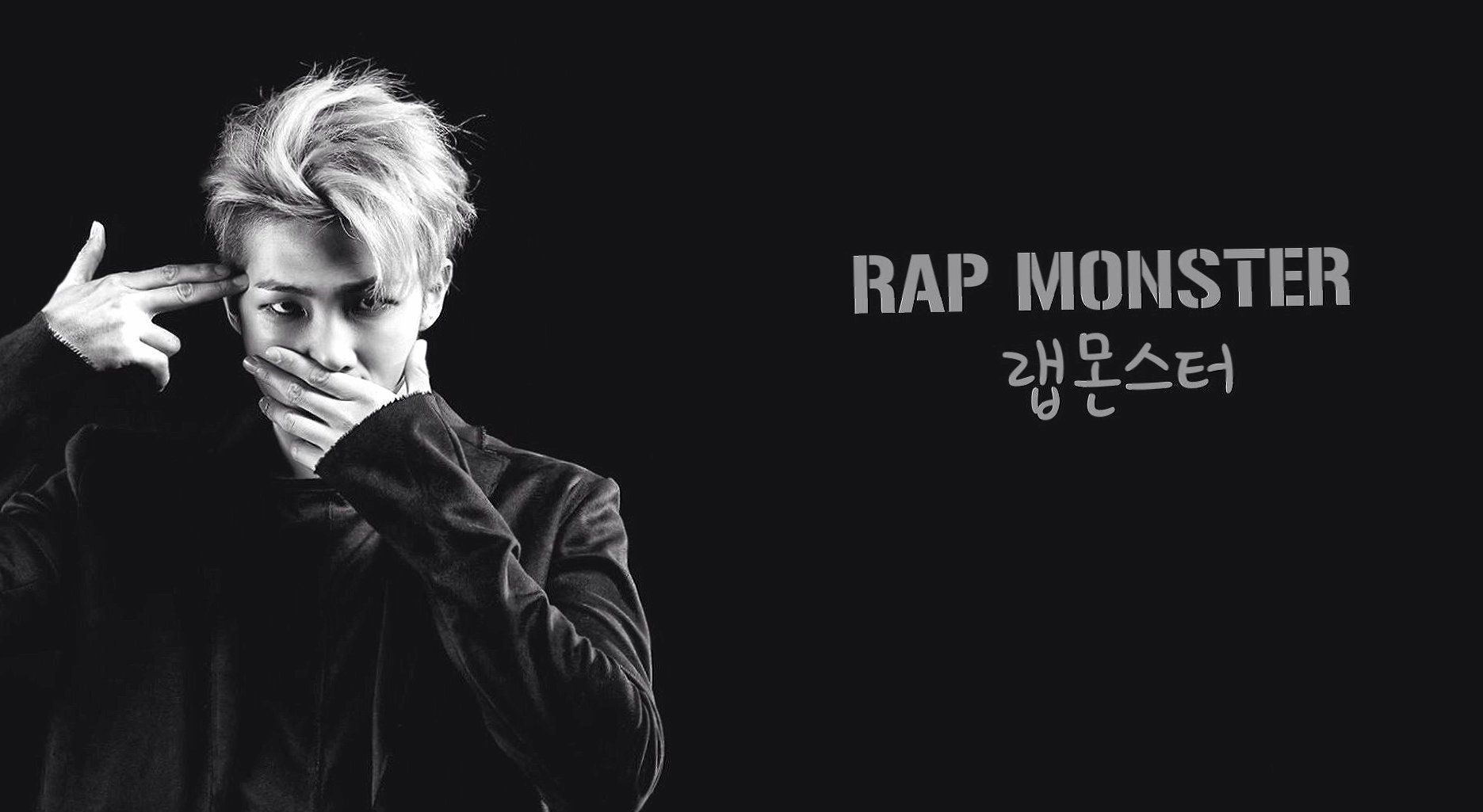 BTS wallpaper HD. Bts laptop wallpaper, Bts rap monster, Music wallpaper