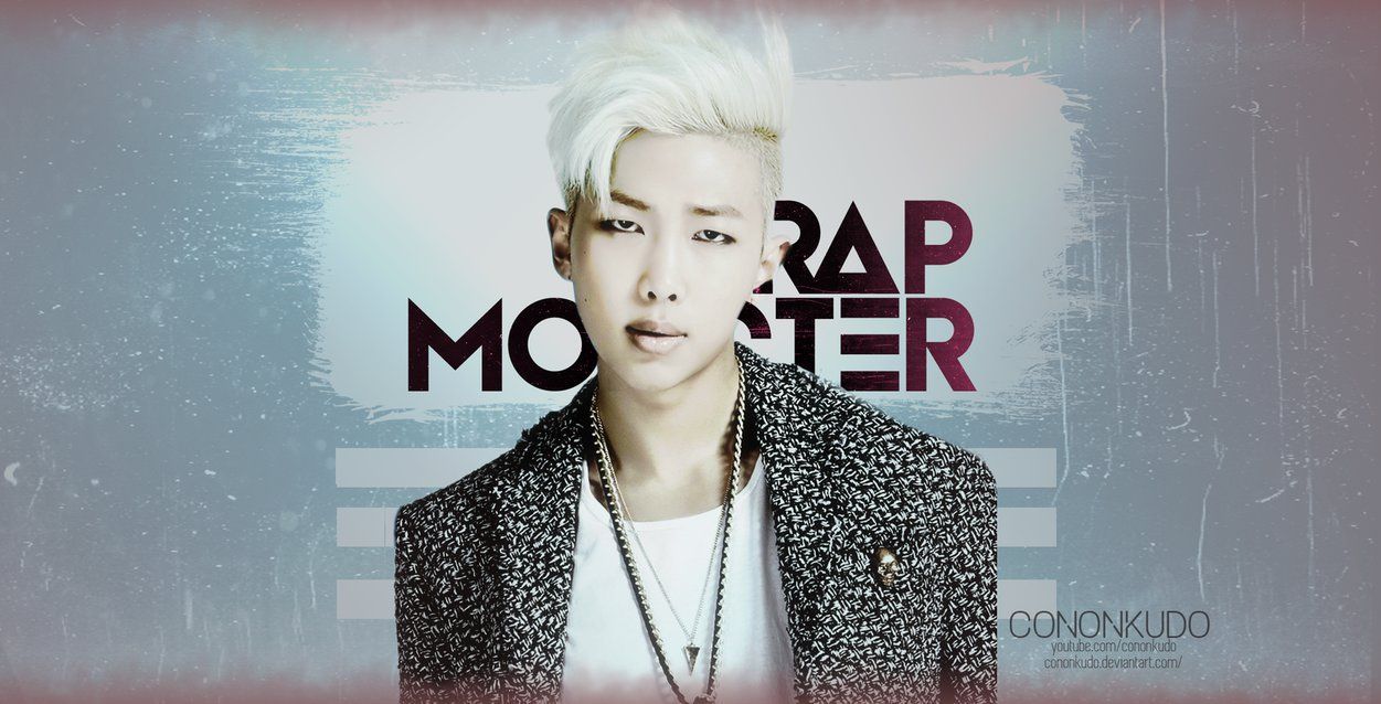 Rap Monster BTS Laptop Wallpaper Free Rap Monster BTS Laptop Background - Rap monster fanart, Rap monster, Rap