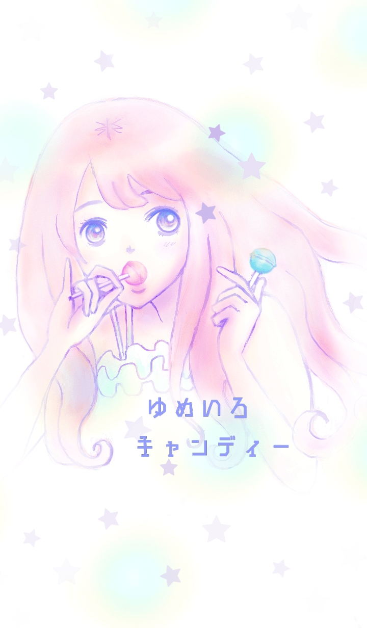 Girl and candy desigh. Kawaii wallpaper, Kawaii anime, Cute wallpaper
