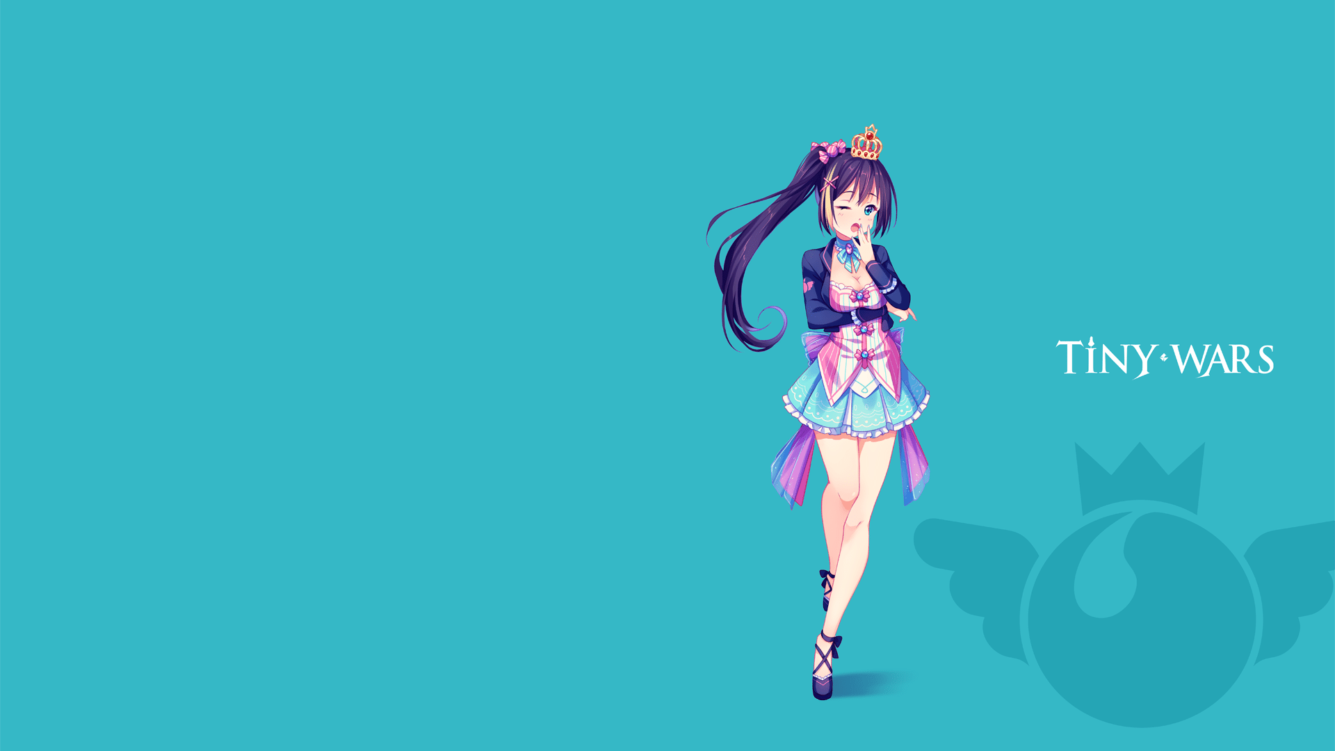 Anime Candy Girl From TinyWars (1920x1080), HQ Background. HD wallpaper Gallery. Gallsource.com. Geo wallpaper, Wallpaper, Wallpaper maker