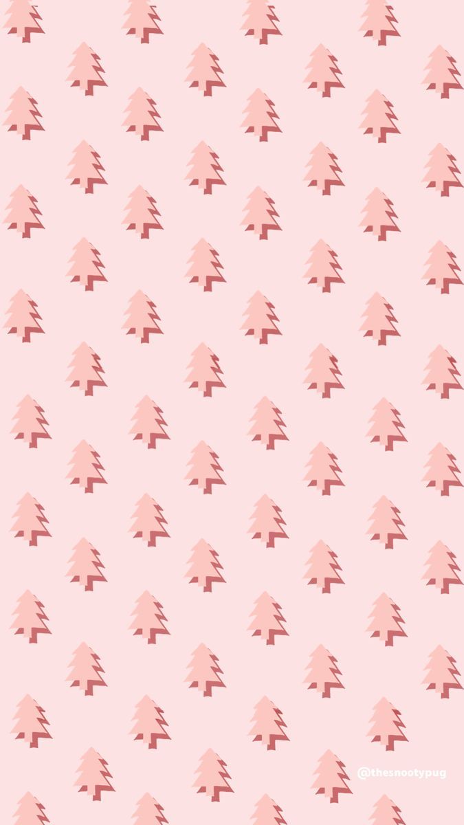 Trendy pink Christmas wallpaper. iPhone background pink, Christmas wallpaper, Rainbow wallpaper iphone