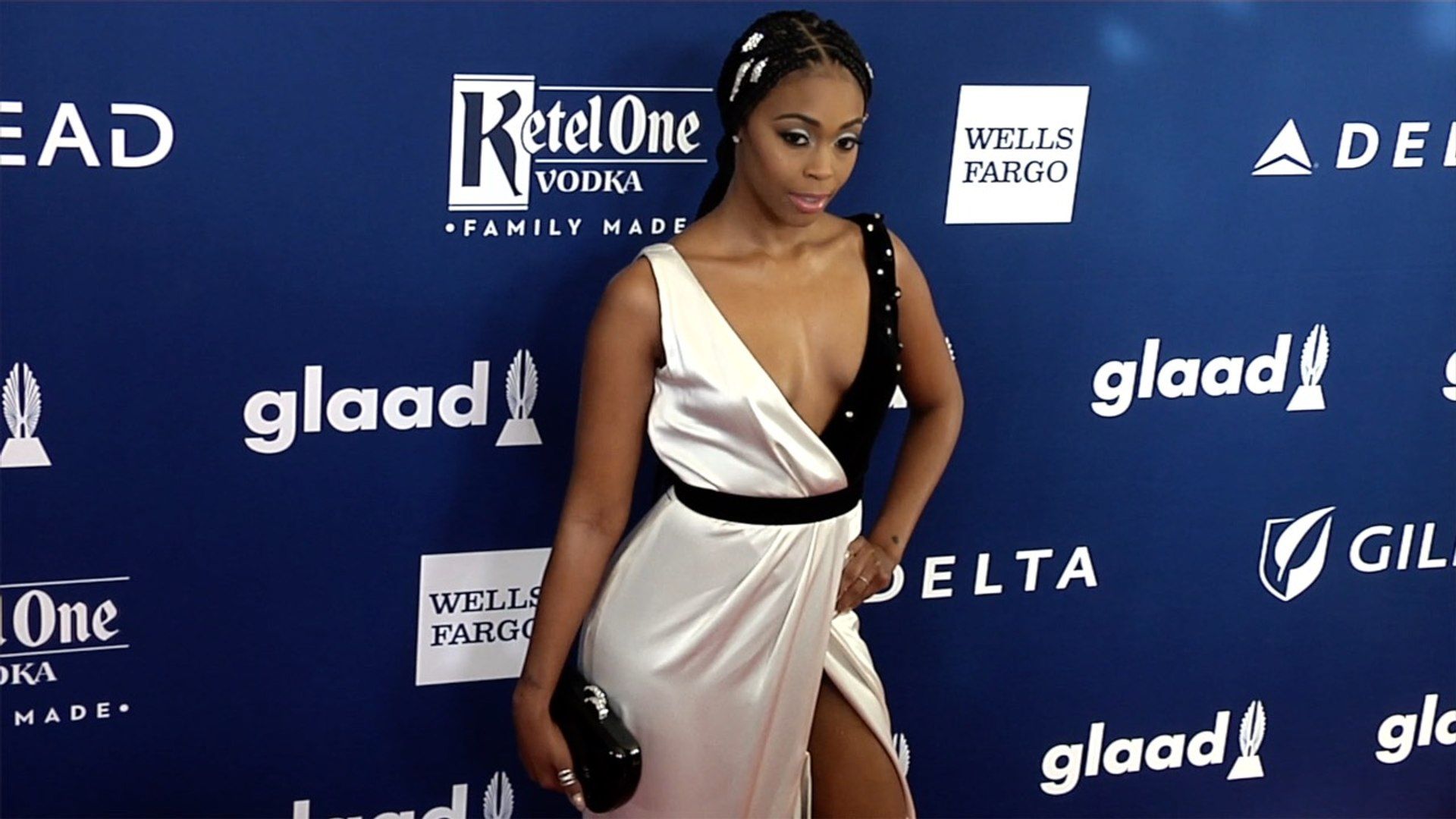 Nafessa Williams 29th Annual GLAAD Media Awards Red Carpet