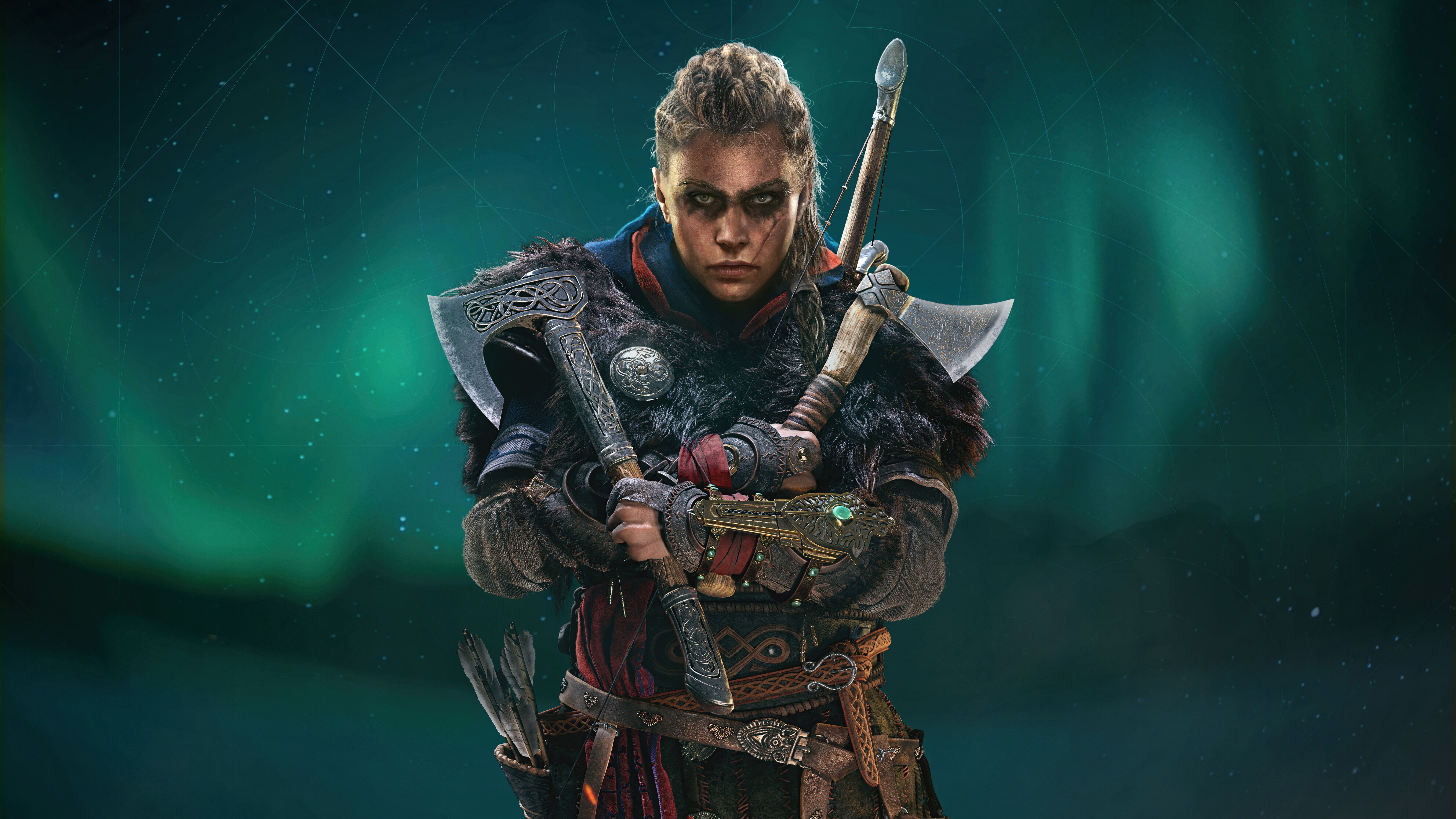 Assassins Creed Valhalla Female Eivor Axe 8K, HD Games, 4k Wallpaper, Image, Background, Photo and Picture