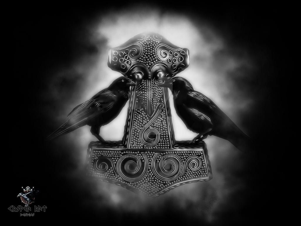 Mjölnir Wallpaper. Norse Mjolnir Wallpaper, Mjolnir Asatru Wallpaper and Mjolnir Wallpaper