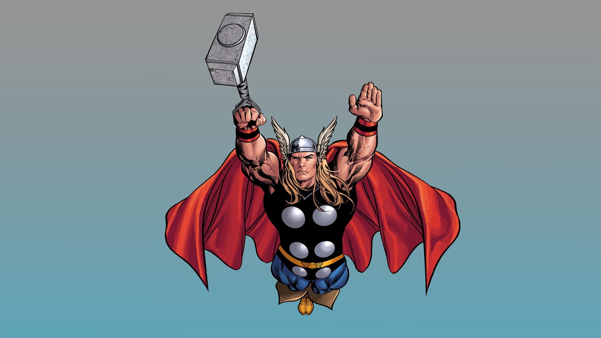 comics, Thor, Mjolnir Wallpaper HD / Desktop and Mobile Background