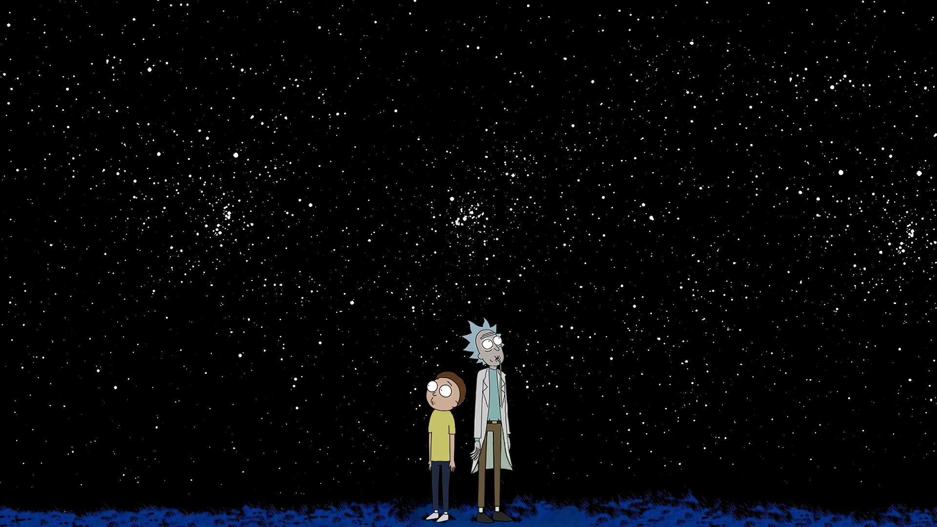 Amoled Black Rick And Morty Wallpapers - Wallpaper Cave