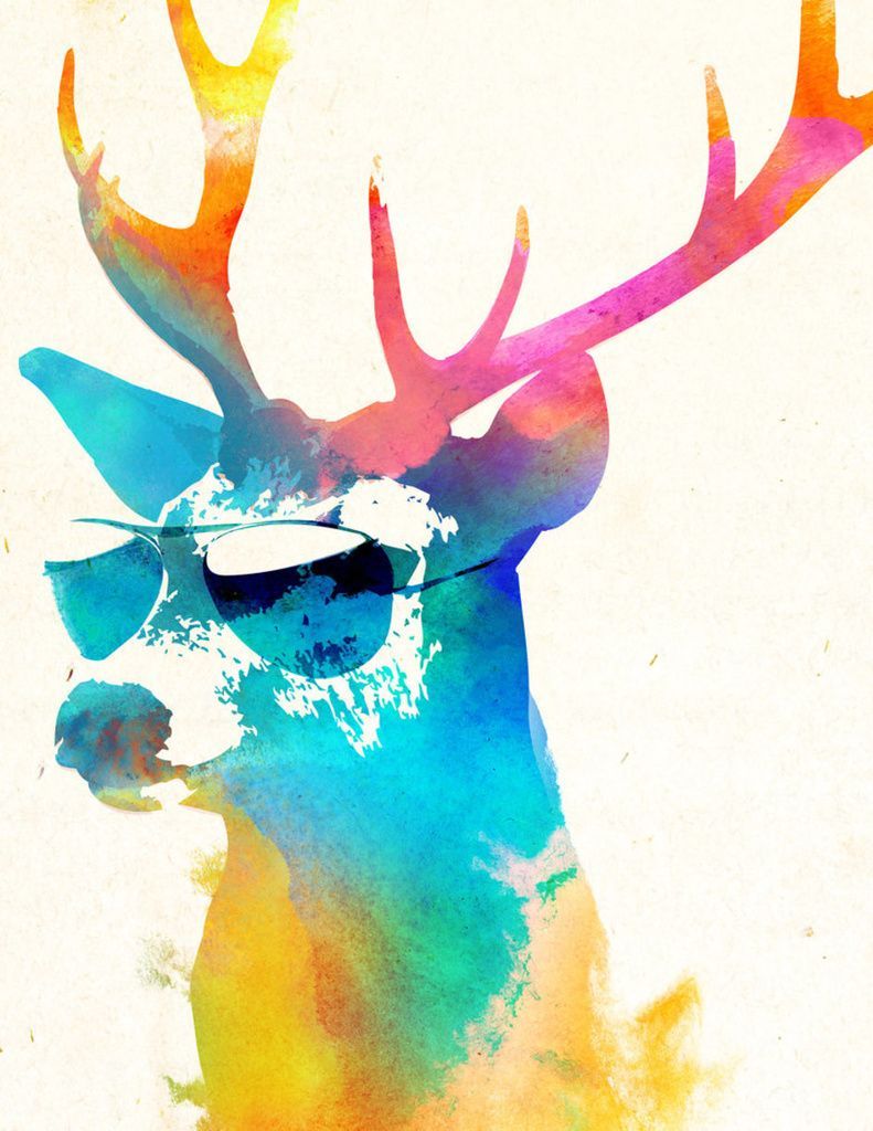 Rainbow Deer Wallpapers - Wallpaper Cave