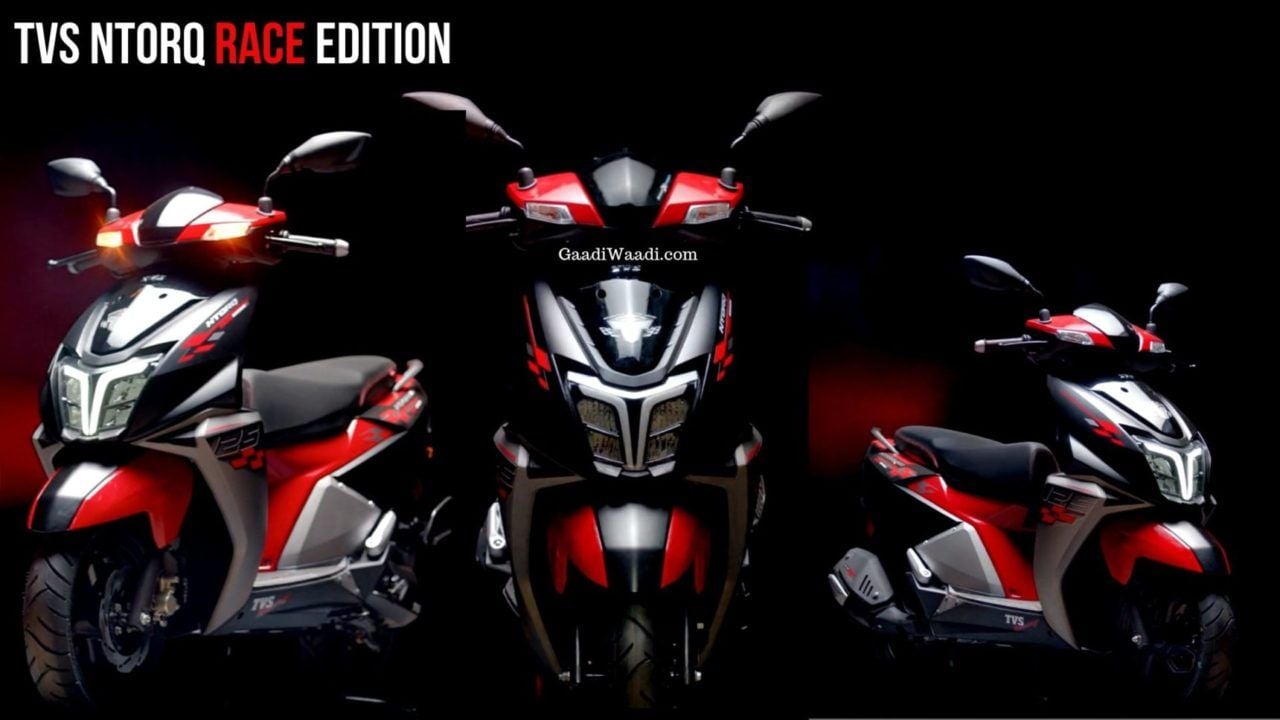 TVS Ntorq Race Edition Launched With LED DRL, TVC Released