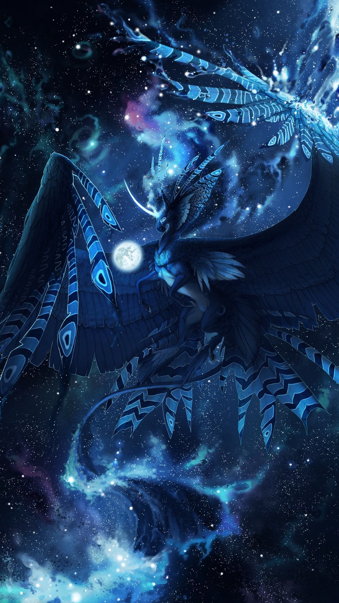 Unicorn Galaxy Wallpaper HD. Mythical creatures art, Dark fantasy art, Fantasy creatures
