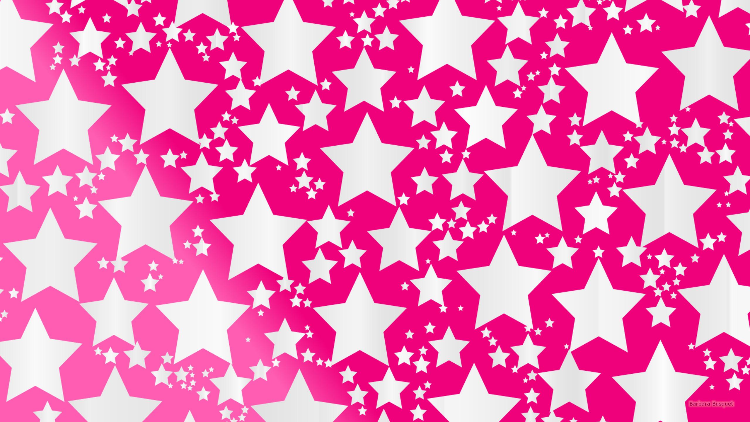 Pink Wallpaper With Stars