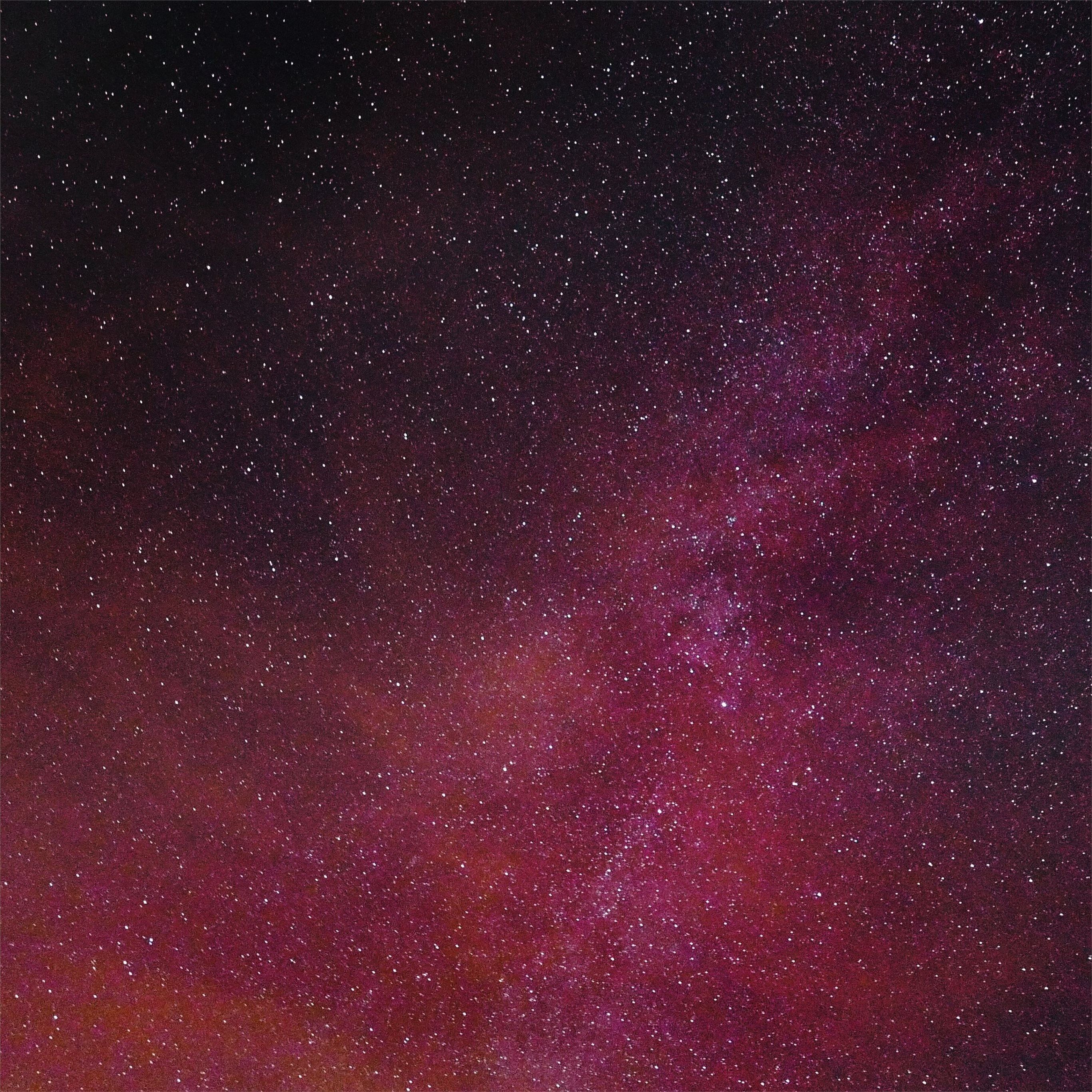 pink stars night astronomy 4k iPad Pro Wallpaper Free Download