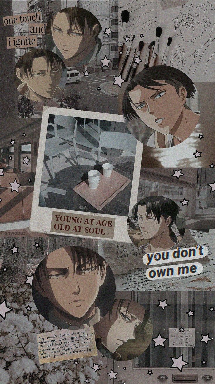 l e v i // a s t e t i c s - #Jan'sAnimeLockscreen. Cute anime wallpaper, Anime wallpaper iphone, Anime background