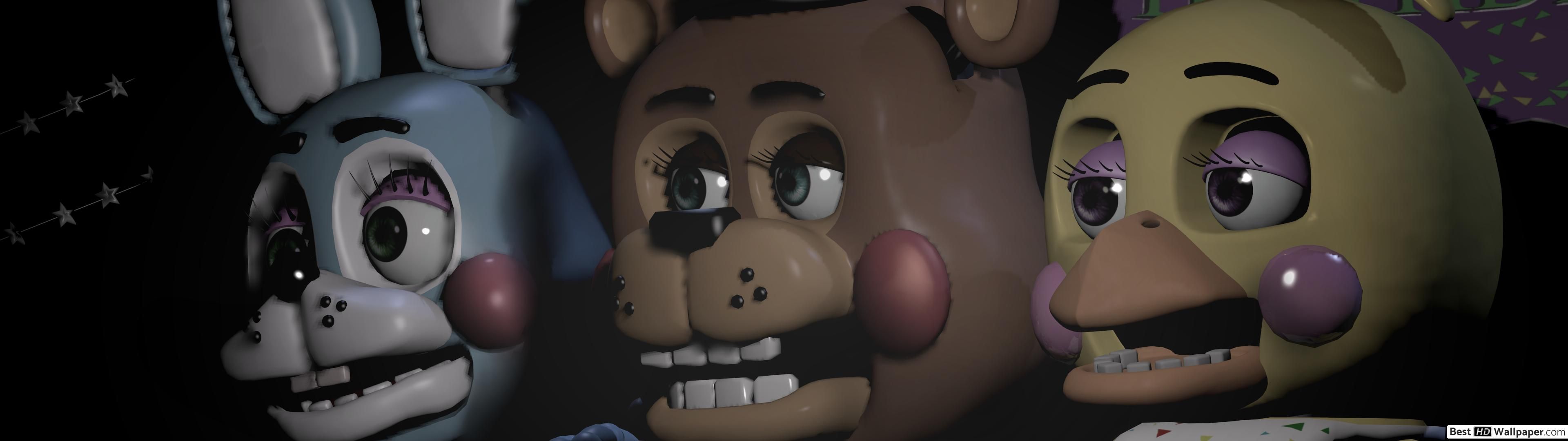 Toy Bonnie, Freddy, Chica of Five Nights at Freddy's Sister Location HD wallpaper download