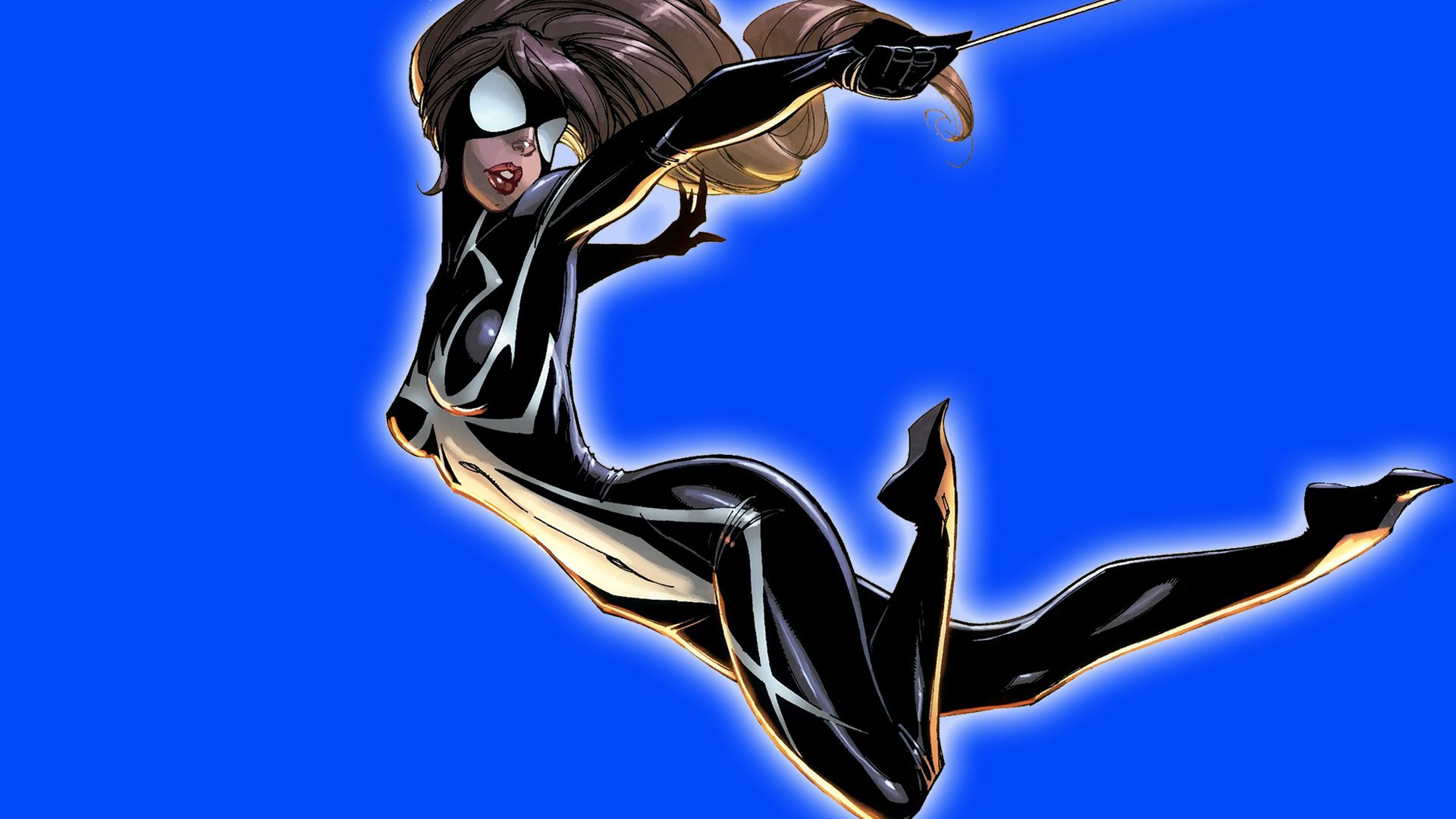 Free download Wallpaper Marvel Comics simple background Spider girl [1920x1200] for your Desktop, Mobile & Tablet. Explore Marvel Girls Wallpaper. Comic Book Wallpaper, X Men Wallpaper, Marvel Wallpaper HD