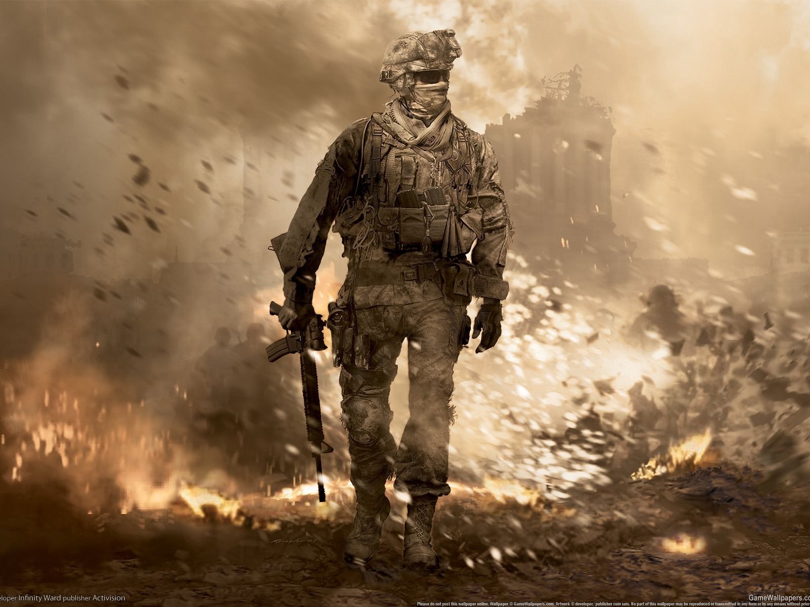 Call of Duty 6: Modern Warfare 2 HD Wallpaper. Call of duty, Call of duty black, Call of duty infinite