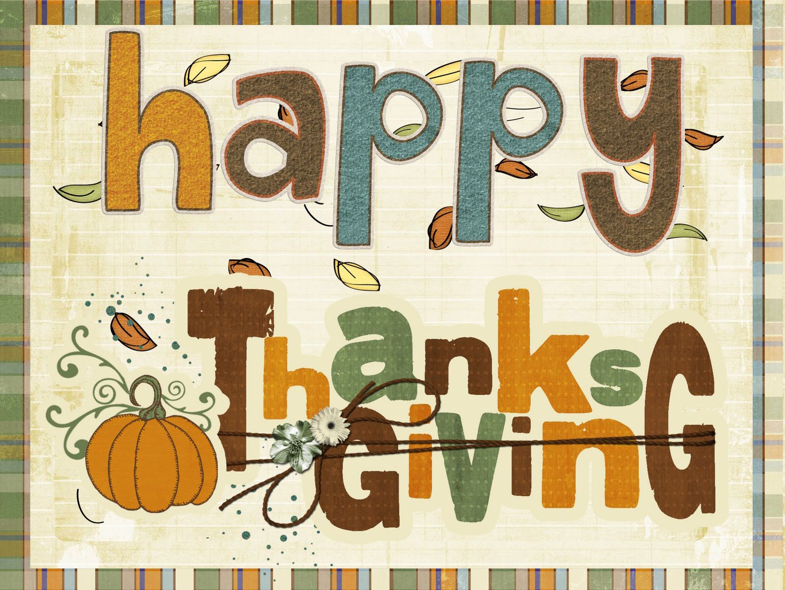Beautiful Happy Thanksgiving Card Wallpaper HD. Today Santa Fe