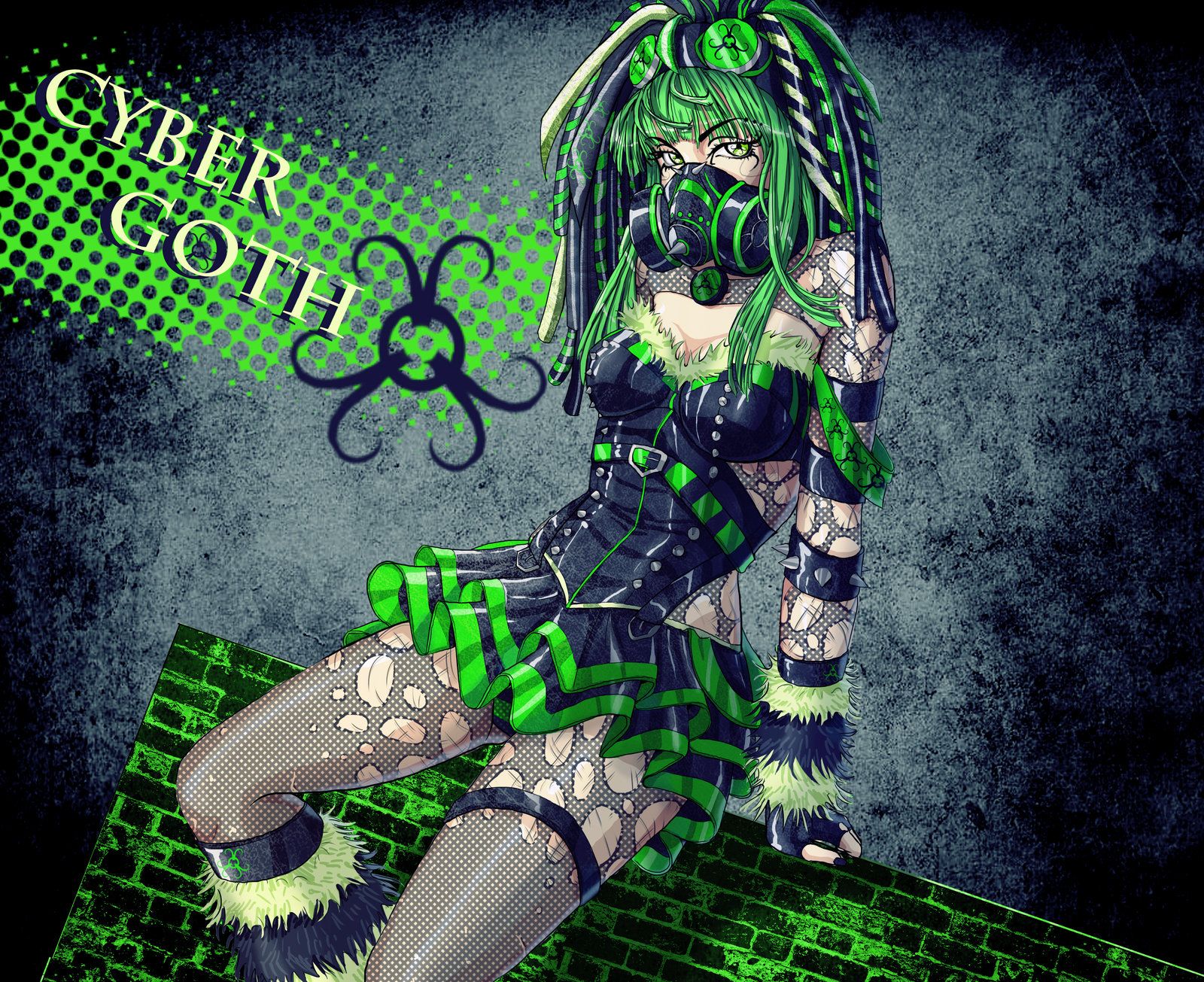 cyber goth chic Gothic Fan Art