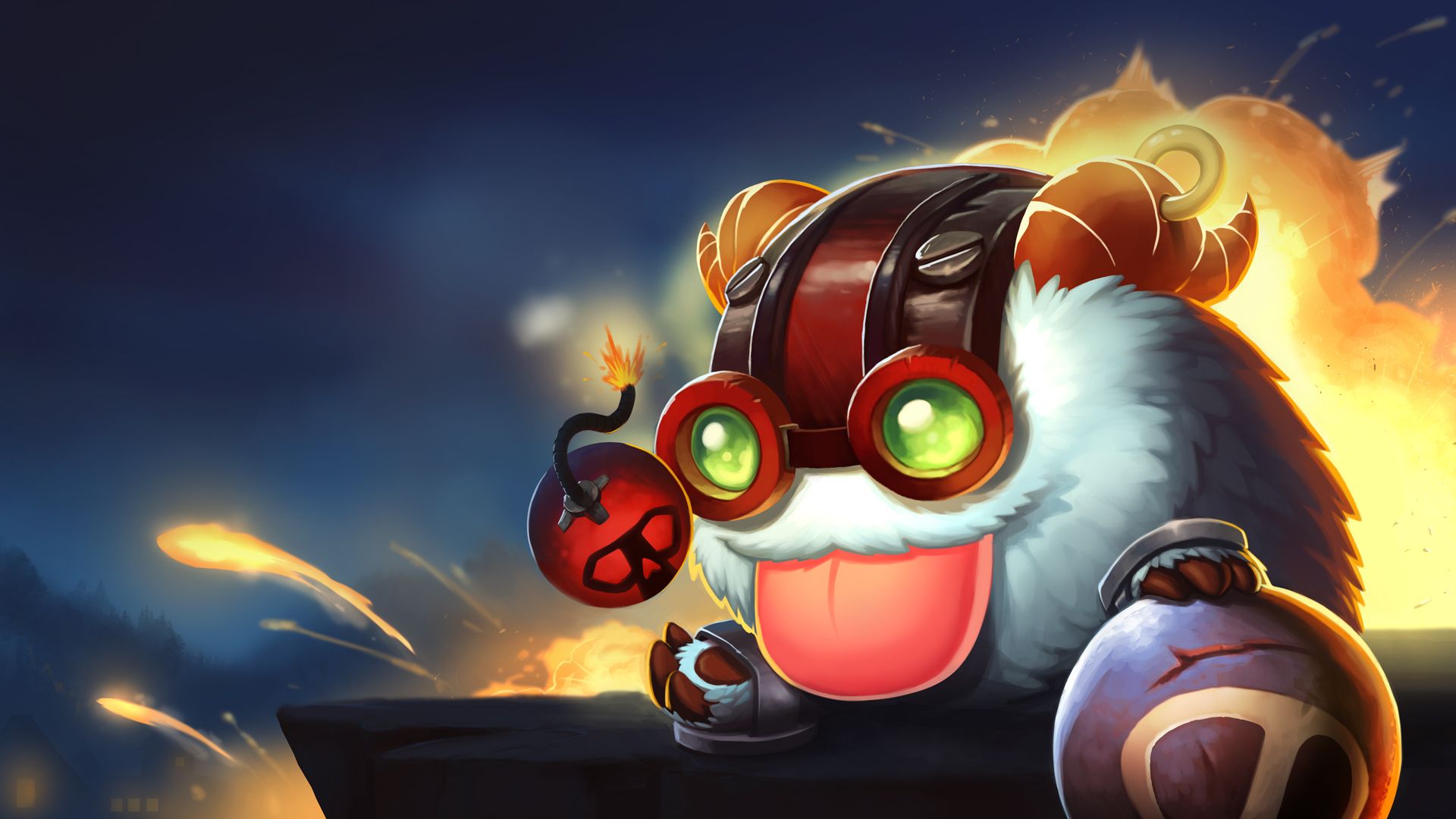 mad scientist ziggs wallpaper