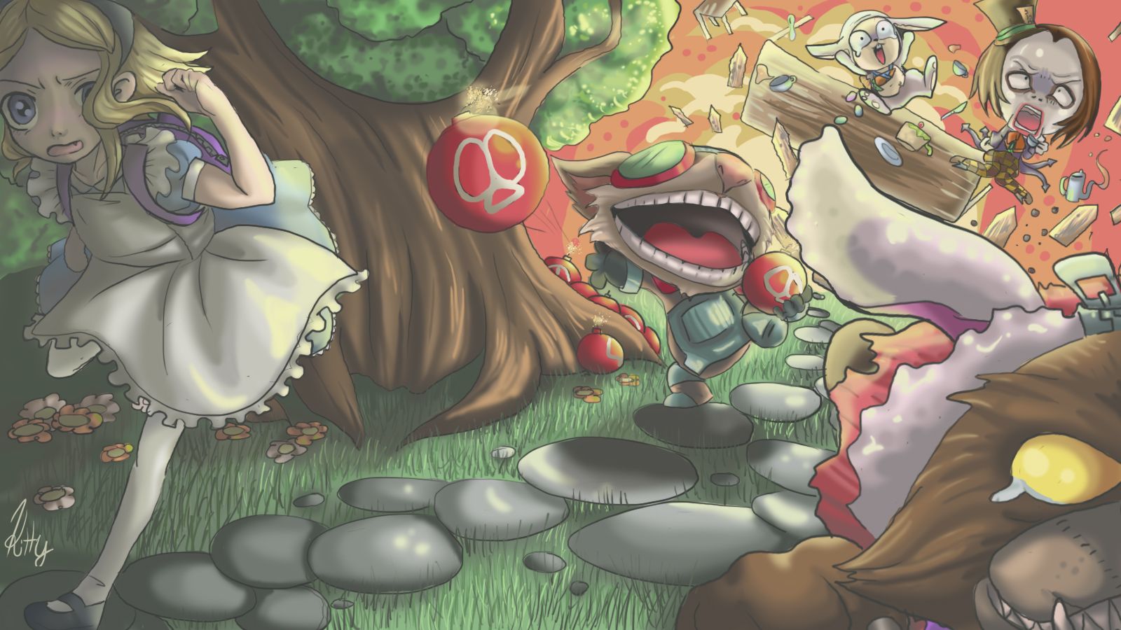 Ziggs by Punishmentman of Legends Wallpaper