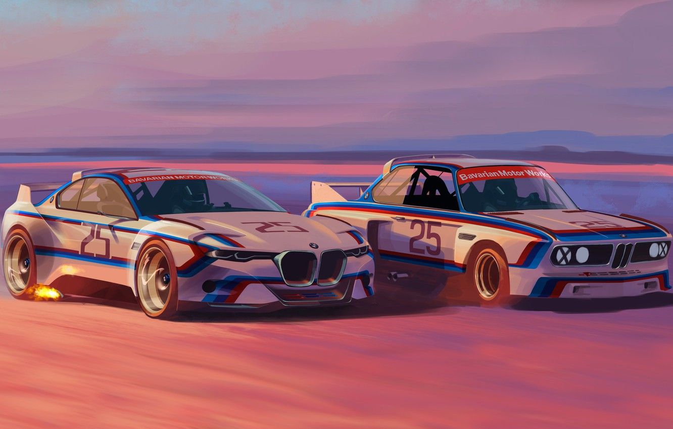 Wallpaper Concept, Auto, Figure, Machine, BMW, Art, Hommage, Bavarian, BMW 3.0 CSL, Hommage R, BMW 3.0, Art Car, BMW 3.0 CSL (E9), BMW 3.0 CSL (E9) 1975, BMW 3 0, BMW (E9) image for desktop, section арт