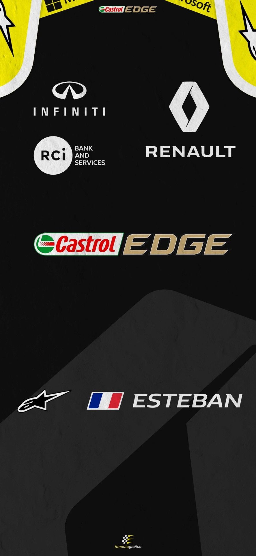 FormulaGrafica Ocon team suit F1 Team If you. Team wallpaper, Renault, Daniel ricciardo