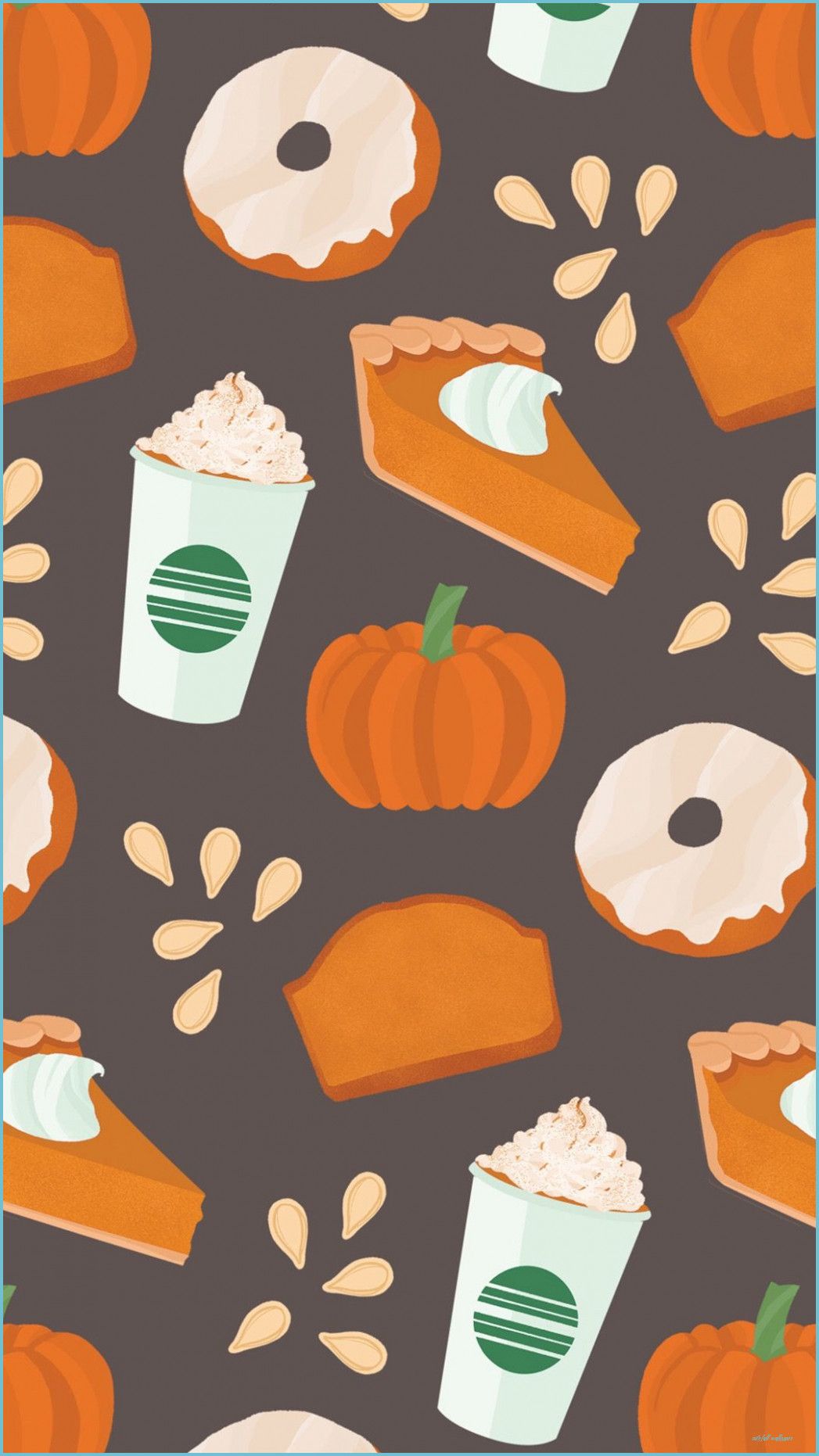 Fall Starbucks pumpkin spice iPhone background wallpaper home fall wallpaper