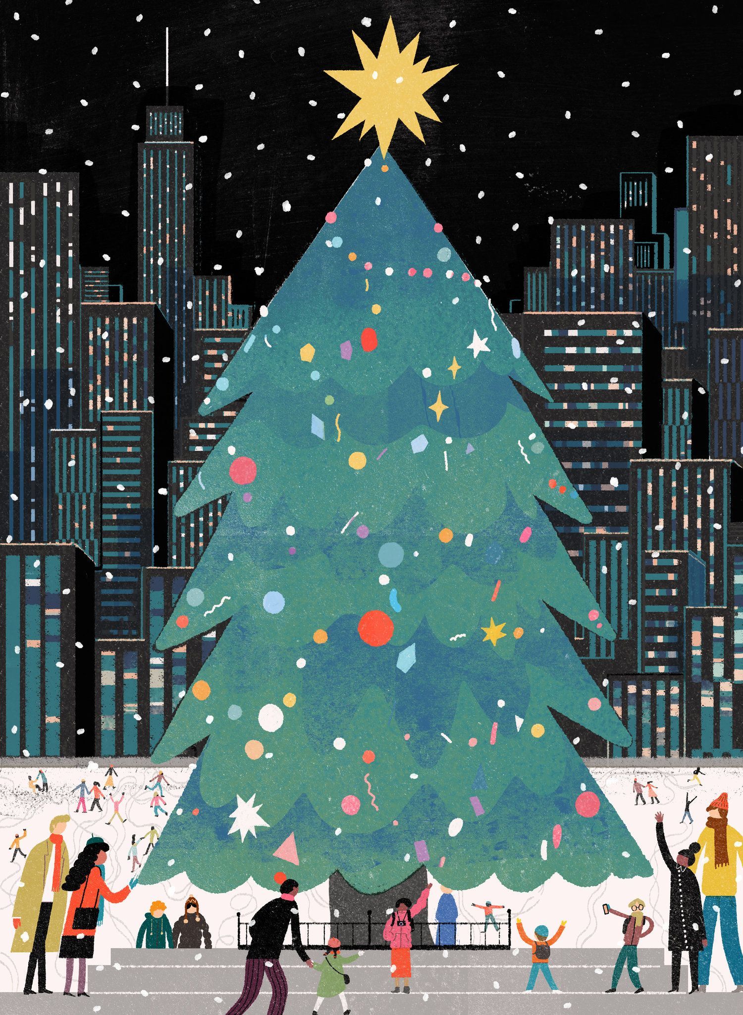 Er, well it's nearly here; the biggest consumer feast for they!. Christmas tree drawing, Cute christmas wallpaper, Christmas poster