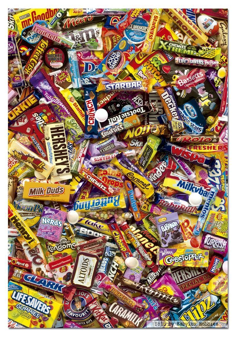 Pile of candy! What's your favorite?. Chocolate bar milkshakes, Chocolate, Candyland party