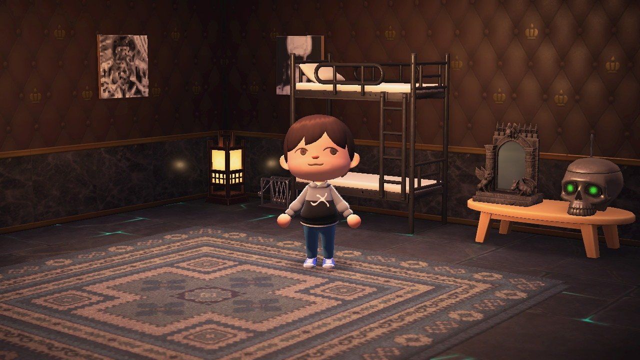 Buy rugs, flooring, and wallpaper from Saharah in Animal Crossing: New Horizons